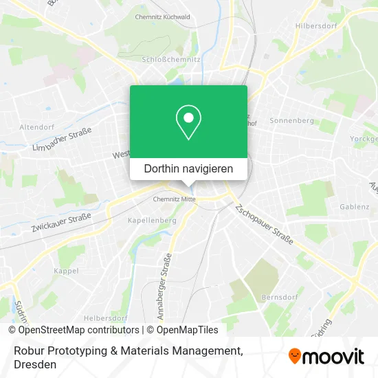 Robur Prototyping & Materials Management Karte