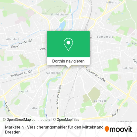 Markstein - Versicherungsmakler für den Mittelstand Karte