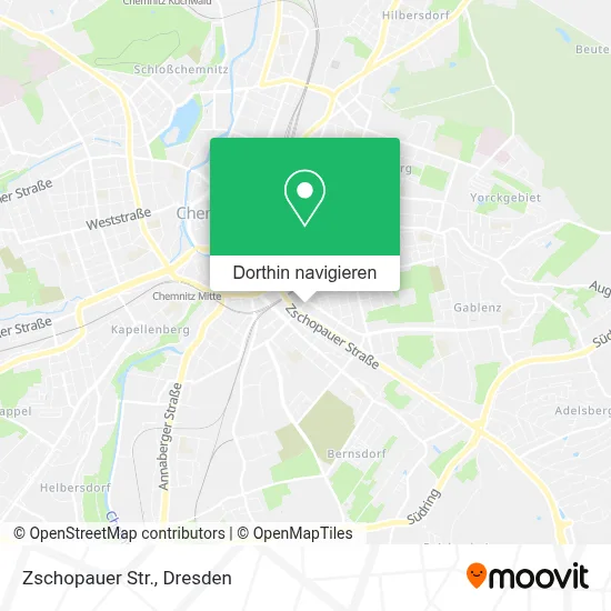 Zschopauer Str. Karte