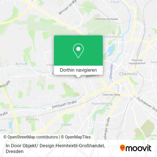 In Door Objekt/ Design Heimtextil-Großhandel Karte