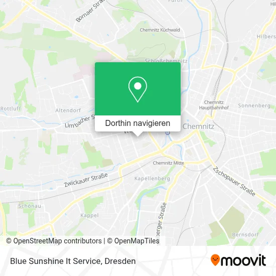 Blue Sunshine It Service Karte