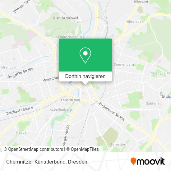 Chemnitzer Künstlerbund Karte