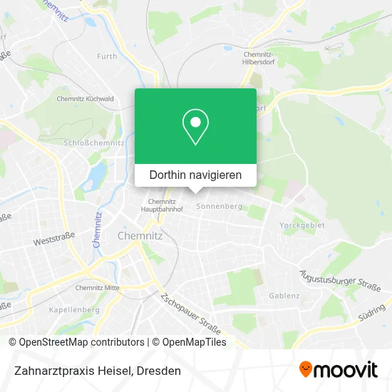 Zahnarztpraxis Heisel Karte