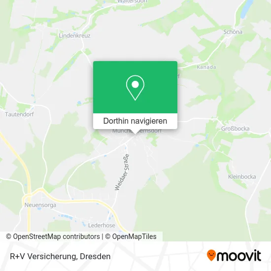 R+V Versicherung Karte