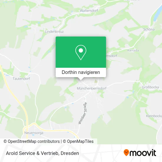 Arold Service & Vertrieb Karte