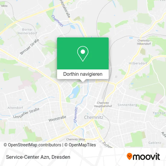 Service-Center Azn Karte