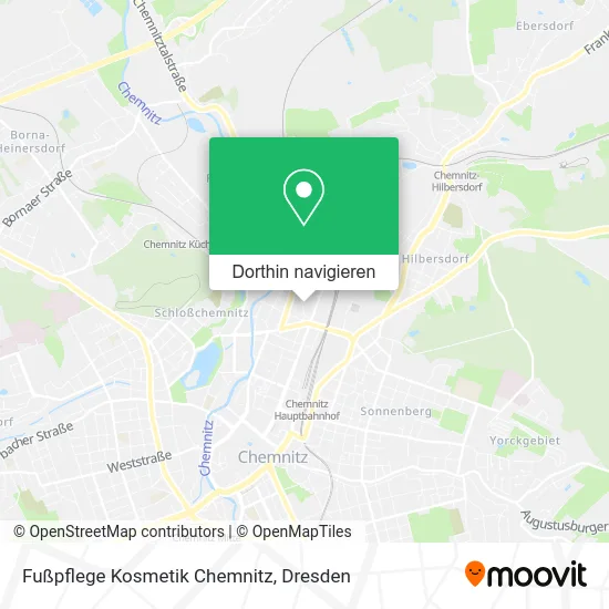 Fußpflege Kosmetik Chemnitz Karte