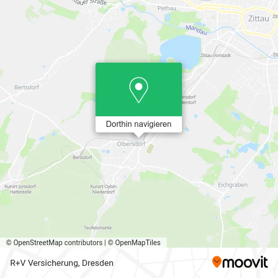 R+V Versicherung Karte