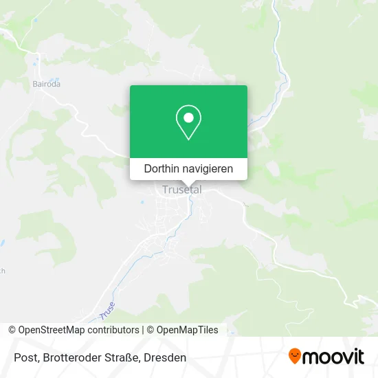 Post, Brotteroder Straße Karte