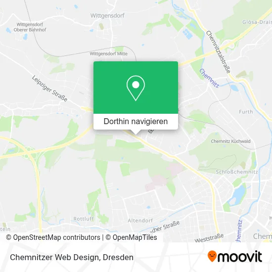 Chemnitzer Web Design Karte
