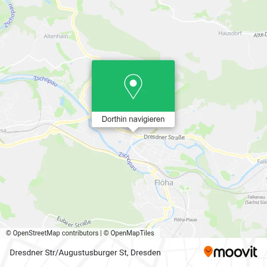 Dresdner Str/Augustusburger St Karte