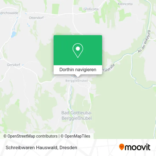 Schreibwaren Hauswald Karte