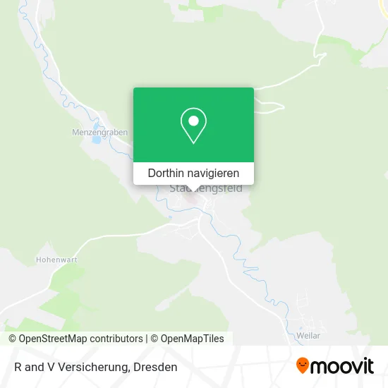 R and V Versicherung Karte