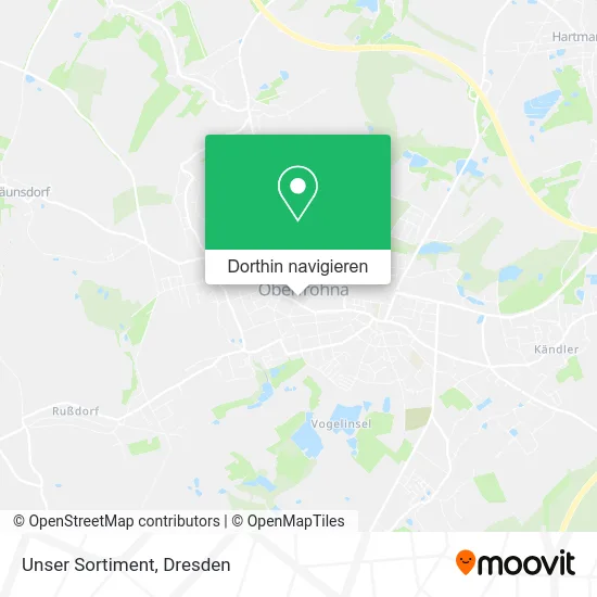 Unser Sortiment Karte