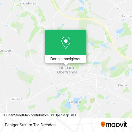 Peniger Str/am Tor Karte