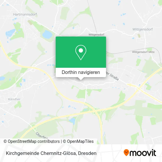 Kirchgemeinde Chemnitz-Glösa Karte
