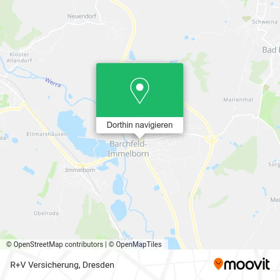 R+V Versicherung Karte