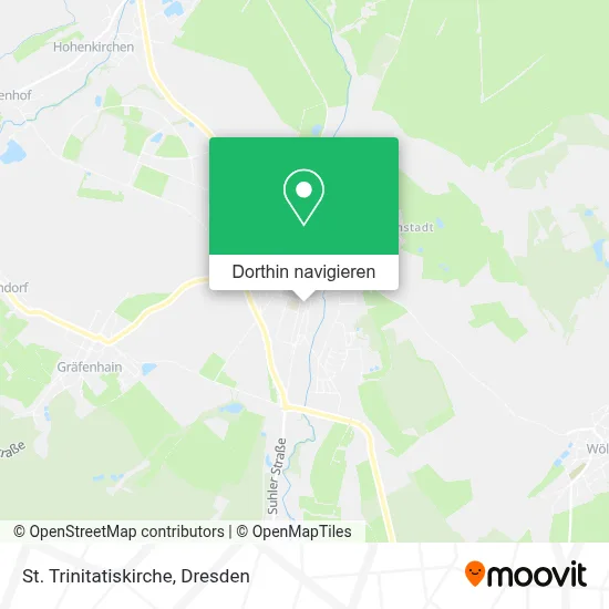 St. Trinitatiskirche Karte