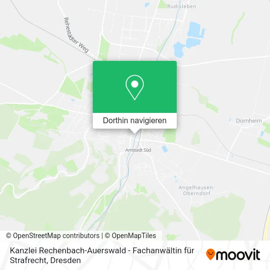 Kanzlei Rechenbach-Auerswald - Fachanwältin für Strafrecht Karte