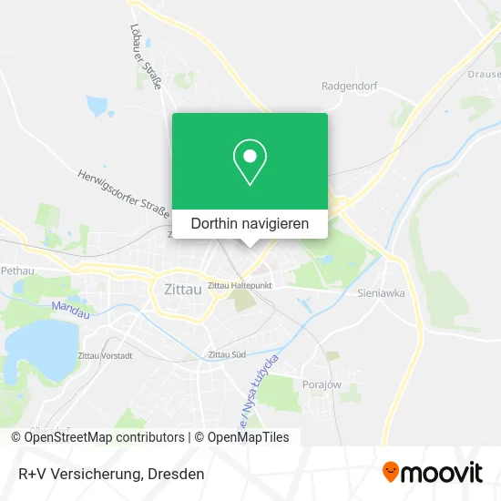 R+V Versicherung Karte