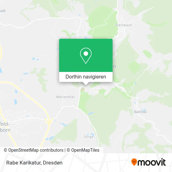 Rabe Karikatur Karte