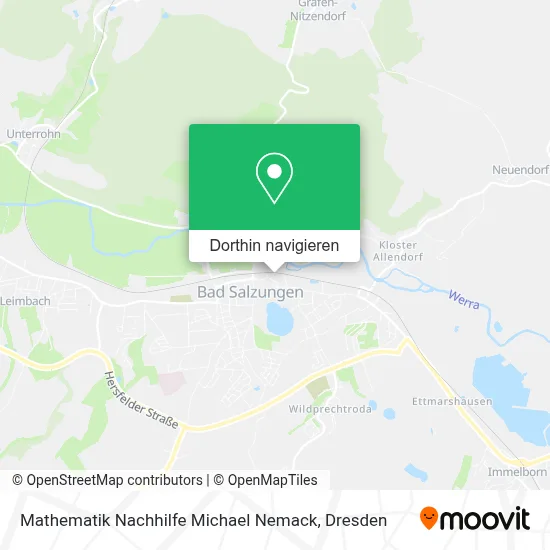 Mathematik Nachhilfe Michael Nemack Karte