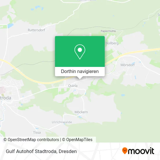 Gulf Autohof Stadtroda Karte