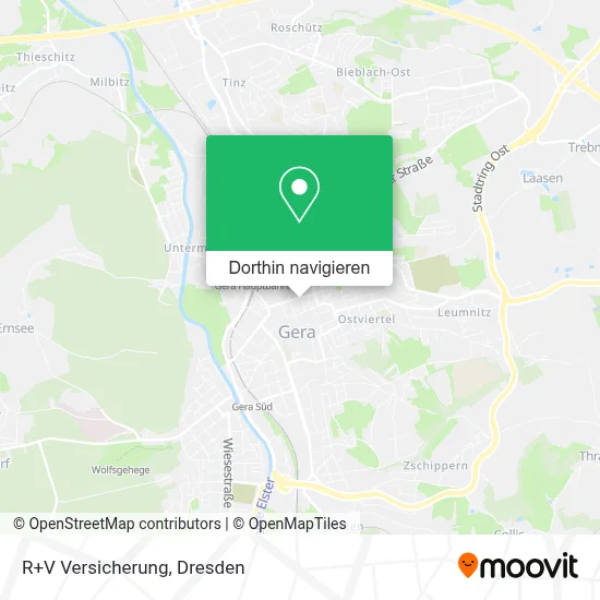 R+V Versicherung Karte