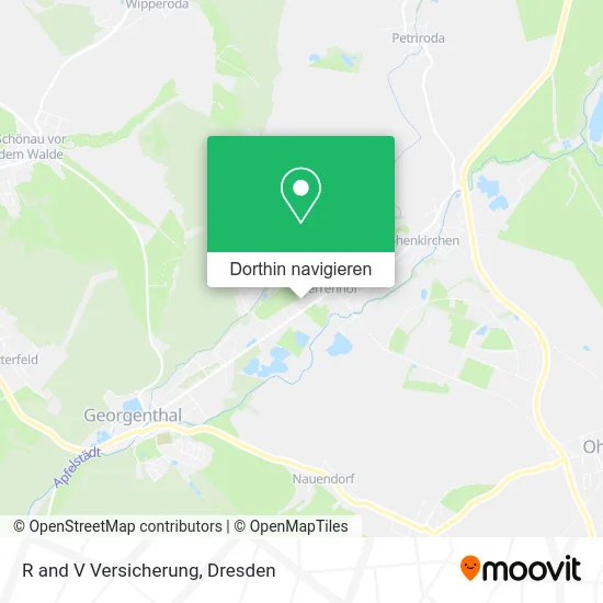 R and V Versicherung Karte