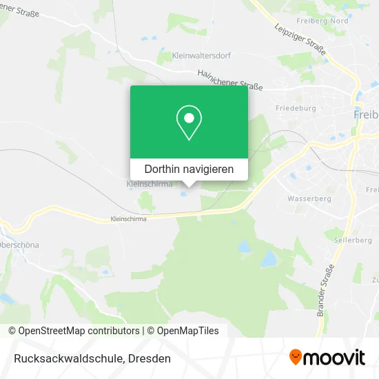 Rucksackwaldschule Karte