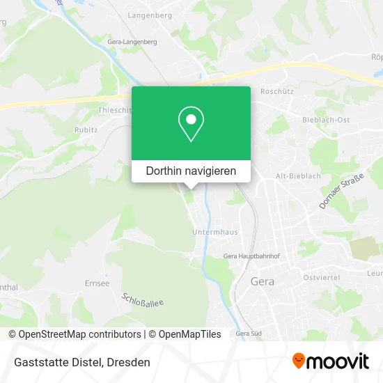 Gaststatte Distel Karte