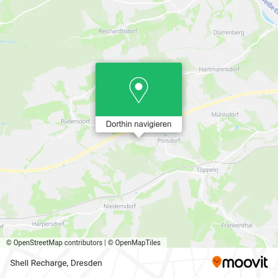 Shell Recharge Karte