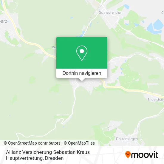Allianz Versicherung Sebastian Kraus Hauptvertretung Karte