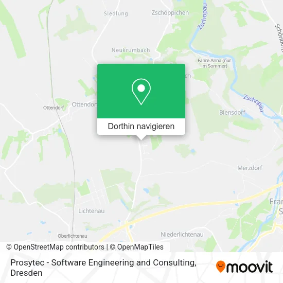 Prosytec - Software Engineering and Consulting Karte