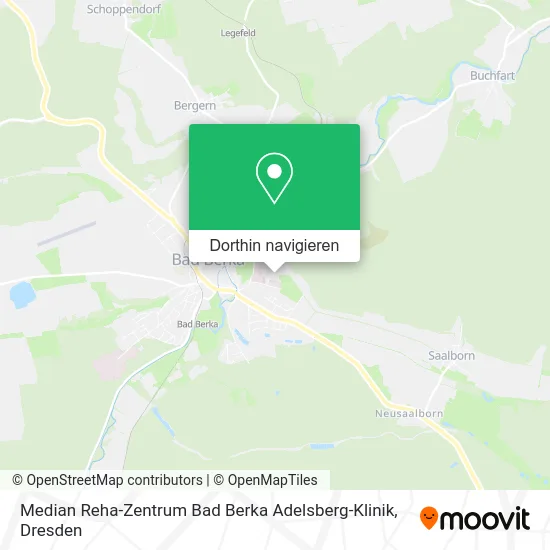 Median Reha-Zentrum Bad Berka Adelsberg-Klinik Karte