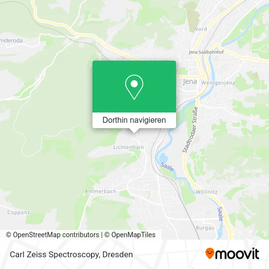 Carl Zeiss Spectroscopy Karte
