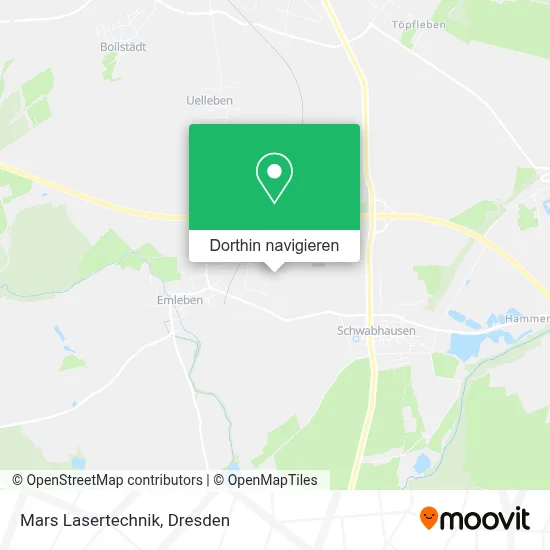 Mars Lasertechnik Karte