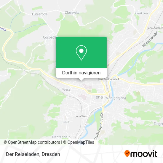 Der Reiseladen Karte