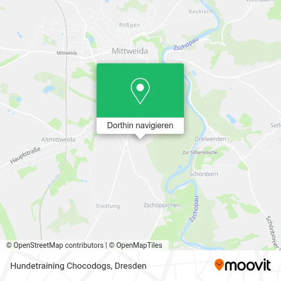 Hundetraining Chocodogs Karte