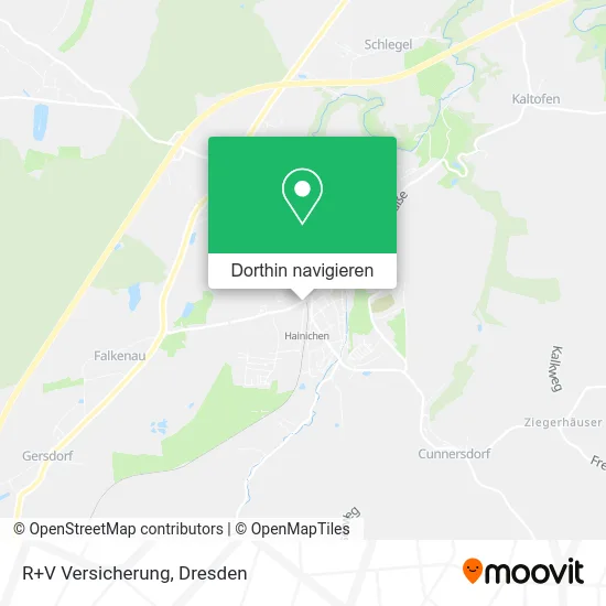 R+V Versicherung Karte