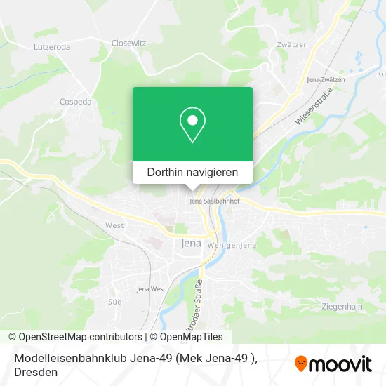 Modelleisenbahnklub Jena-49 (Mek Jena-49 ) Karte