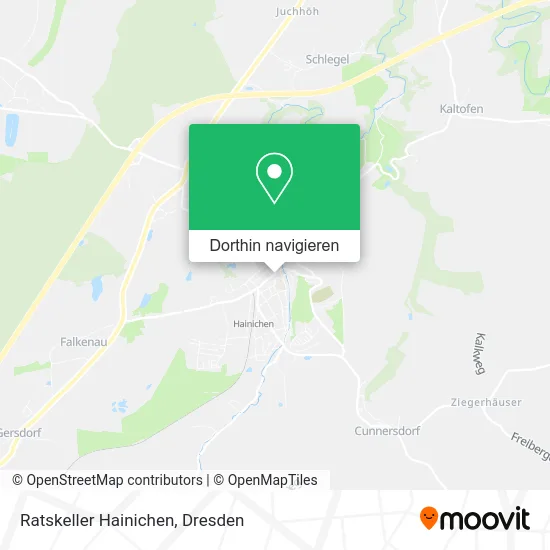 Ratskeller Hainichen Karte