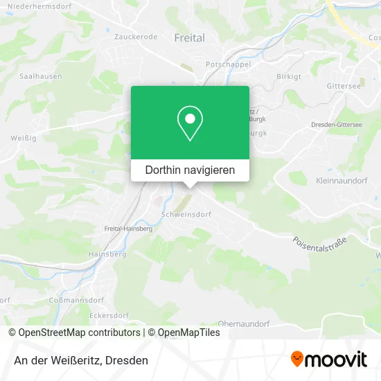 An der Weißeritz Karte