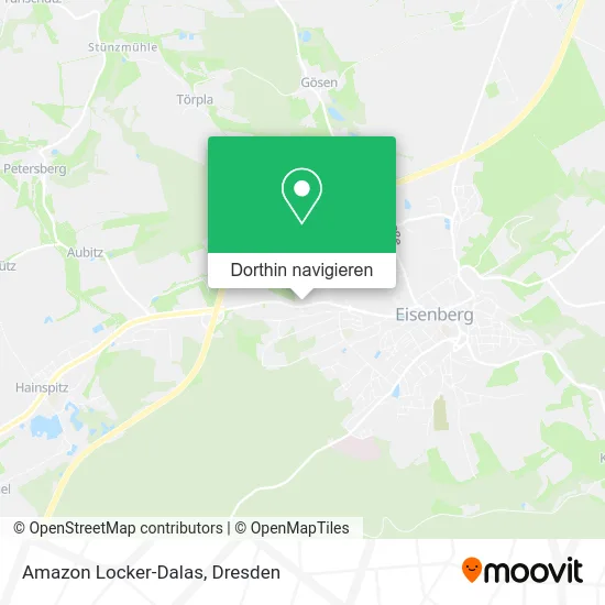 Amazon Locker-Dalas Karte