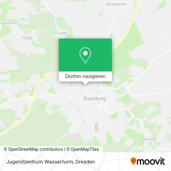 Jugendzentrum Wasserturm Karte