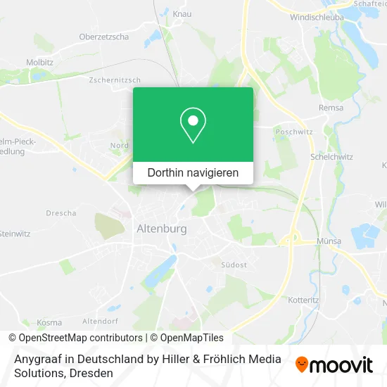 Anygraaf in Deutschland by Hiller & Fröhlich Media Solutions Karte