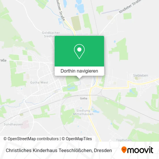 Christliches Kinderhaus Teeschlößchen Karte