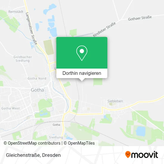 Gleichenstraße Karte