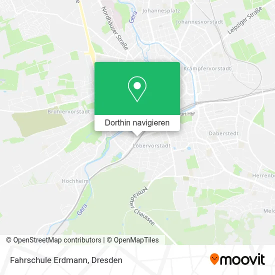 Fahrschule Erdmann Karte