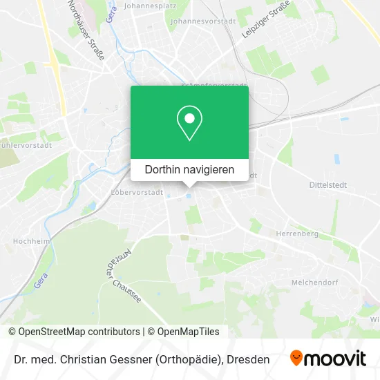 Dr. med. Christian Gessner (Orthopädie) Karte